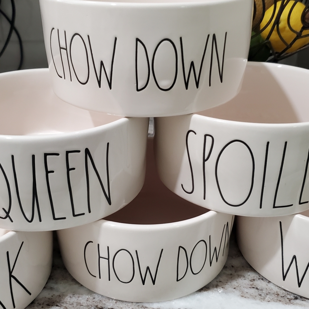 Rae Dunn Pet Bowl - You pick your preference